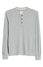 Men's Rag & Bone Standard Issue Slub Cotton Henley - Grey