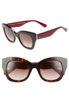 Women's Kate Spade New York Jalena 49mm Gradient Sunglasses - Dark Havana