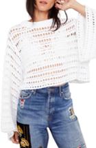 Women's Free People Caught Up Crochet Top - White