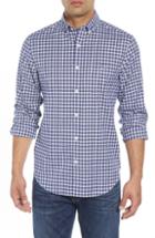 Men's Vineyard Vines Eagle Hill Classic Fit Check Sport Shirt, Size - Blue