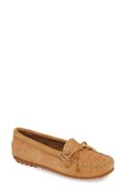 Women's Minnetonka Abbey Moccasin .5 M - Brown