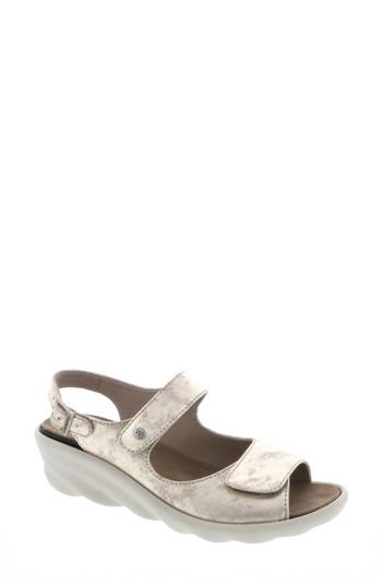 Women's Wolky Scala Sandal -6.5us / 37eu - Metallic