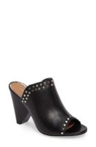 Women's Linea Paolo Penny Studded Cone Heel Sandal M - Black