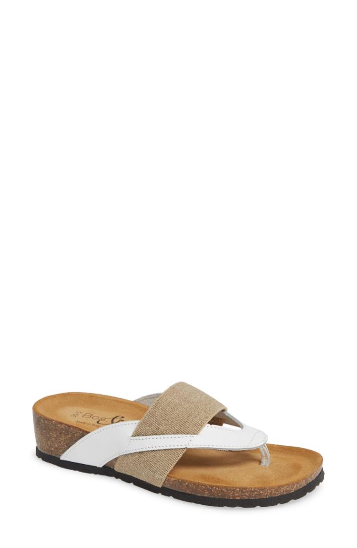 Women's Bos. & Co. Lars Sandal .5-6us / 36eu - White