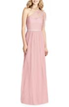 Women's Jenny Packham One-shoulder Tulle Gown - Pink