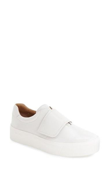 Women's Calvin Klein 'jaiden' Platform Sneaker .5 M - White
