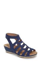 Women's Dansko Valentina Caged Wedge Sandal .5-6us / 36eu M - Blue