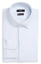 Men's Boss Jenno Slim Fit Dot Dress Shirt - White
