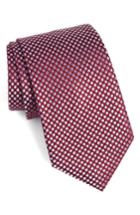 Men's Calibrate Dot Silk Tie, Size - Red