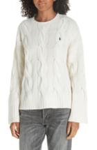 Women's Polo Ralph Lauren Dolman Sleeve Cable Knit Sweater - Ivory