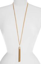 Women's Kate Spade New York Glimmer Shimmer Tassel Pendant Necklace