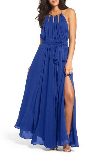 Women's Lulus Chiffon Gown
