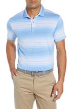 Men's Bobby Jones R18 Tech Diesel Stripe Golf Polo