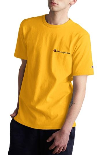 Men's Champion Logo Embroidered Crewneck T-shirt