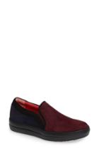 Women's Pas De Rouge Dixie Slip-on Sneaker Us / 35eu - Burgundy