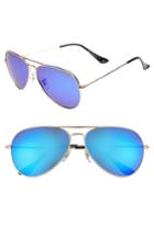 Women's Prive Revaux The Commando 60mm Aviator Sunglasses - Gold
