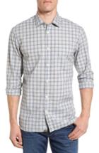 Men's Billy Reid John T Standard Fit Plaid Sport Shirt - Grey