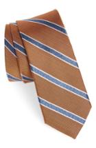 Men's Nordstrom Men's Shop Fontana Stripe Silk Skinny Tie
