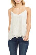 Women's Vince Camuto Eyelet Tie Back Cami, Size - White
