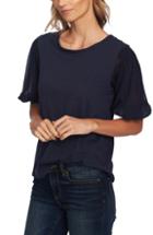 Women's Cece Puffed Sleeve Tee, Size - Blue