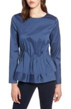 Women's Halogen Tucked Waist Top - Blue