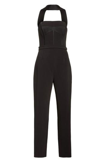 Women's Diane Kruger X Grey Jason Wu Crepe Straight Leg Jumpsuit - Black