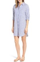 Women's Velvet By Graham & Spencer Stripe Cotton Shirtdress