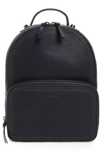 Mackage Brook Leather Backpack - Blue