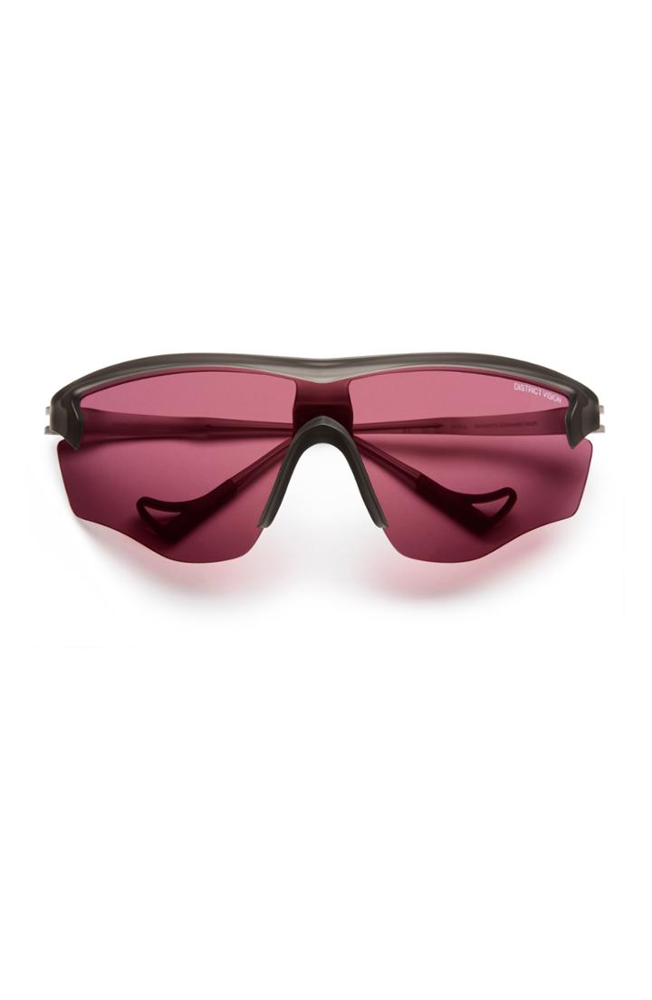 Men's District Vision Junya 70mm Racing Sunglasses - Grey/ Black