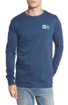 Men's Rvca Flipped Box Graphic T-shirt, Size - Blue
