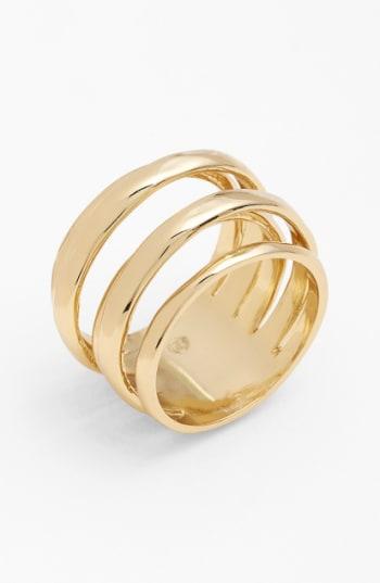 Women's Alexis Bittar 'miss Havisham - Kinetic Gold' Stack Ring
