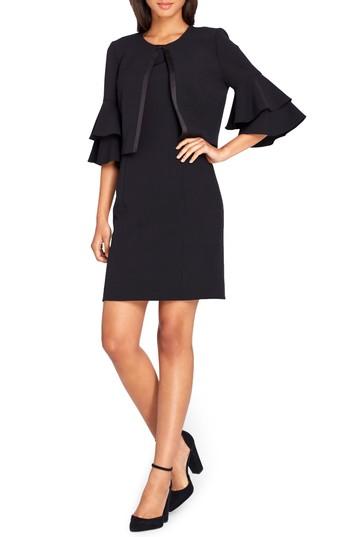 Women's Tahari Sheath Dress With Jacket - Black