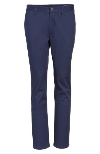 Men's Bonobos Tailored Fit Washed Stretch Cotton Chinos X 34 - Blue