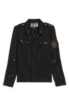 Women's Pam & Gela Studded Twill Jacket - Black