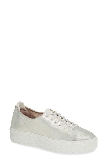 Women's Seychelles Poetic Platform Sneaker M - Metallic
