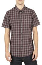Men's Volcom Plaid Sport Shirt - Blue