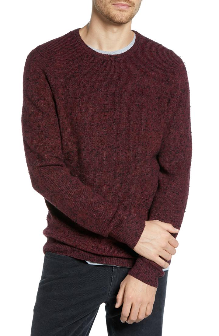 Men's 1901 Regular Fit Crewneck Sweater - Red