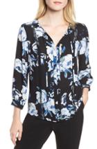 Women's Vince Camuto Bubble Sleeve Embroidered Shirt - White
