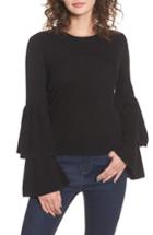 Women's Devlin Tiara Bell Sleeve Sweater - Black
