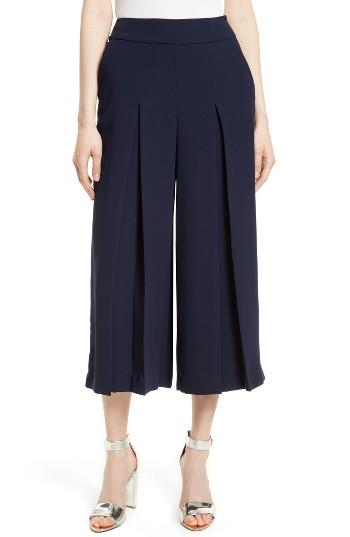 Women's Ted Baker London Katiea Pleat Crepe Culottes