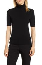 Women's Anne Klein Turtleneck Shell - Black