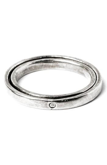Men's Title Of Work Rotating Nestled Ring