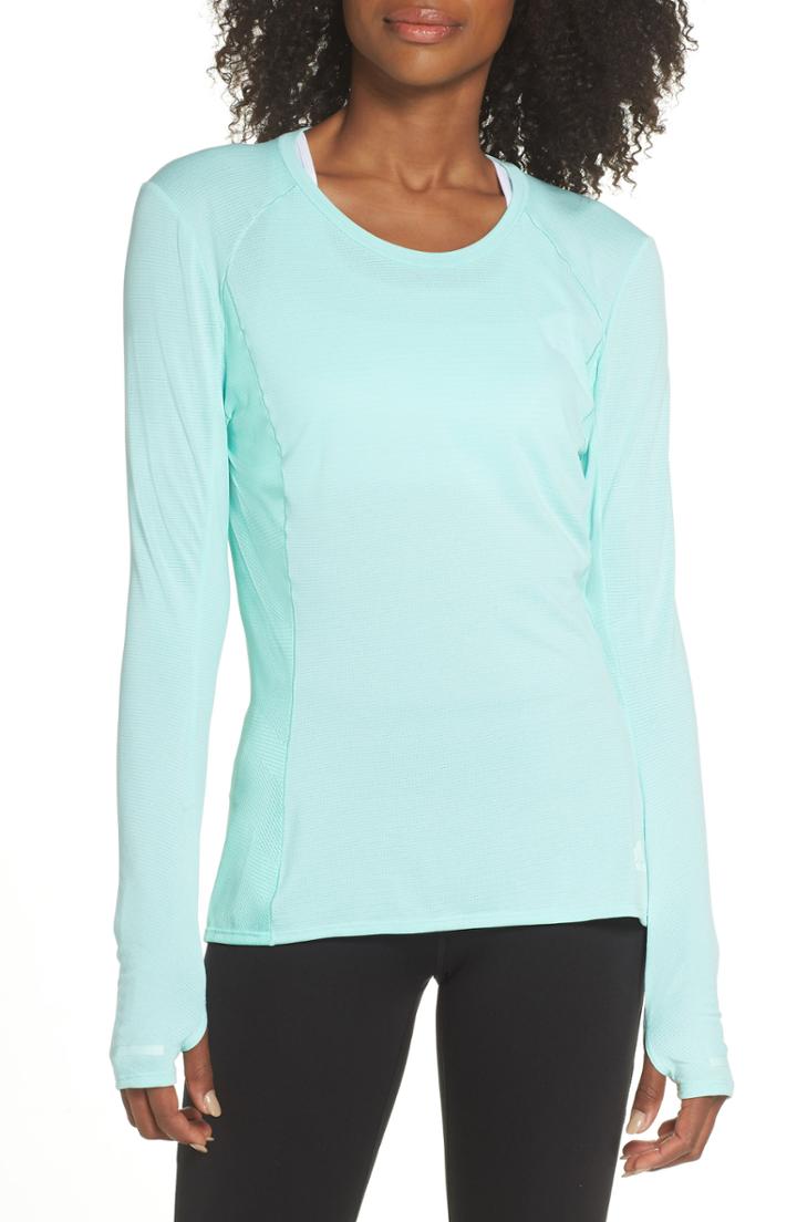 Women's Adidas Supernova Long Sleeve Shirt - Green