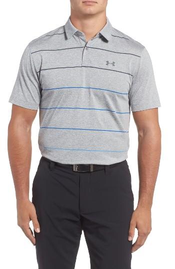 Men's Under Armour Coolswitch Fit Polo, Size Small - Grey