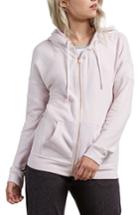 Women's Volcom Lil Zip Front Fleece Hoodie - Purple