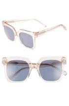 Women's Elizabeth And James Rae 51mm Square Sunglasses - Mottled Tort