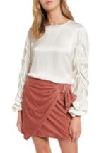 Women's Tularosa Lexi Ruched Sleeve Top - Ivory