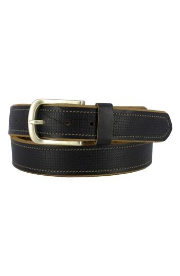 Men's Remo Tulliani Sixx 2 Horween Leather Belt - Black