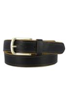 Men's Remo Tulliani Sixx 2 Horween Leather Belt - Black