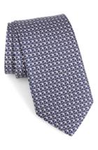 Men's Salvatore Ferragamo Giugno Bird Print Silk Tie